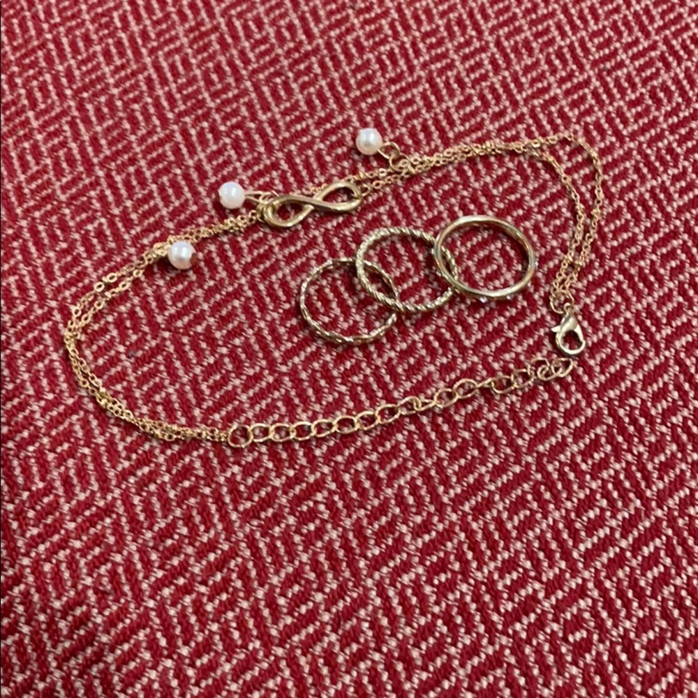 Anklet and rings